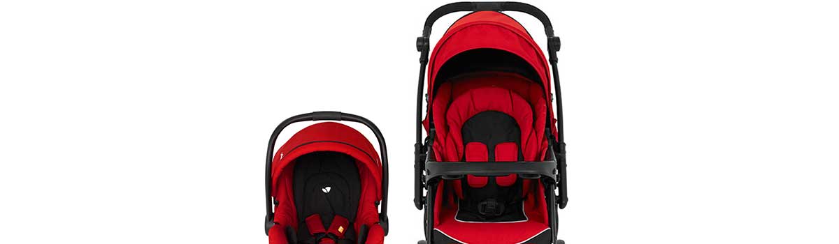 joie travel system red